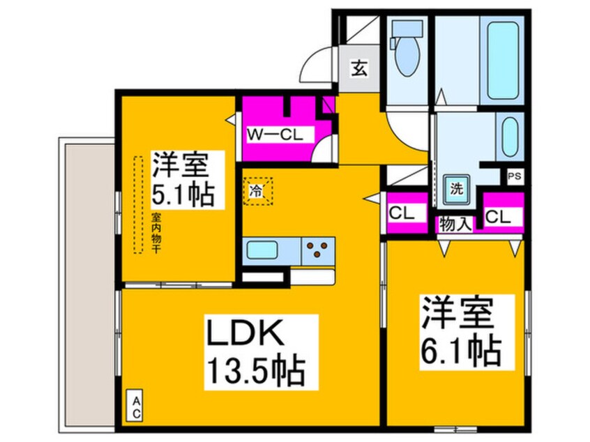 間取図 Chloris