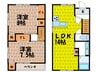 ソレア－ド御供田Ⅰ号館 2LDKの間取り