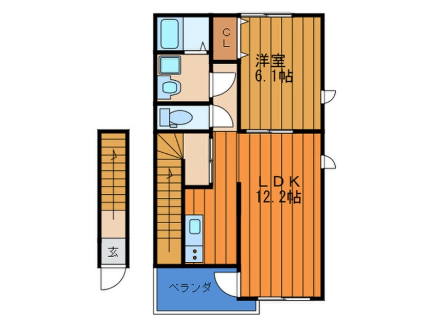 間取図 アムールフェリオ