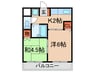阿部ビル 2Kの間取り