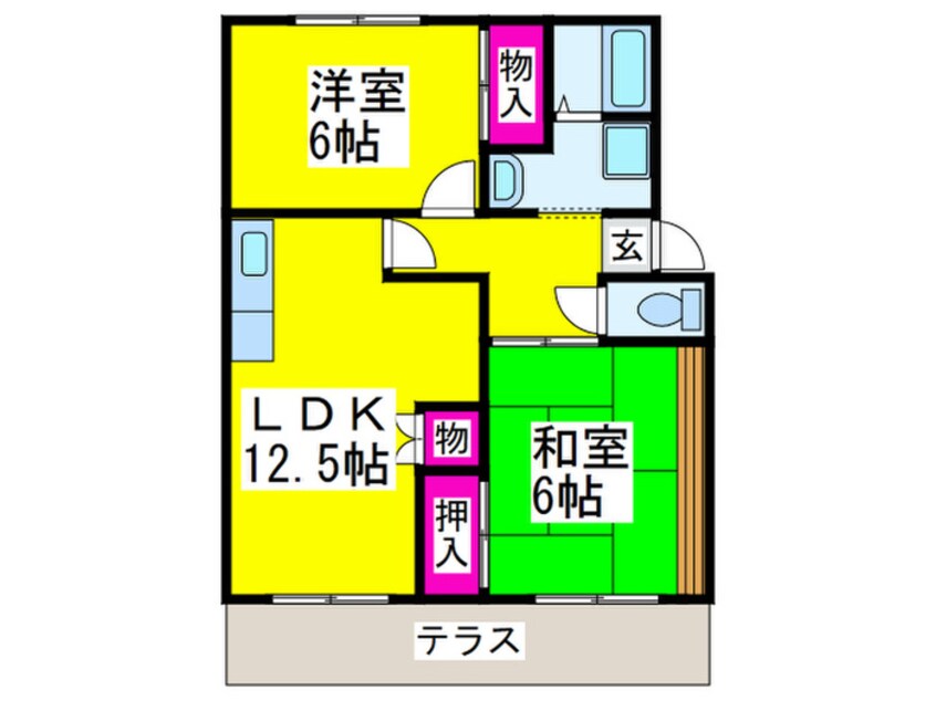 間取図 グランシャリオ　Ａ棟