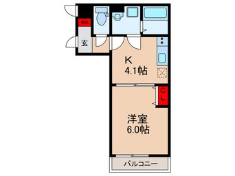 間取図 仮）八尾本町５丁目KAP