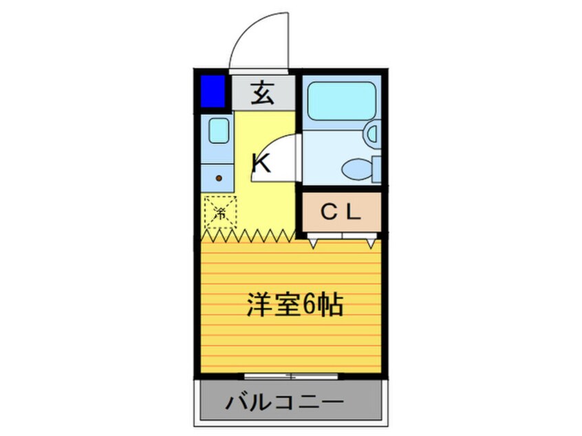 間取図 ド・ミール東洞院