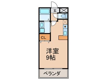 間取図 レスポワール北