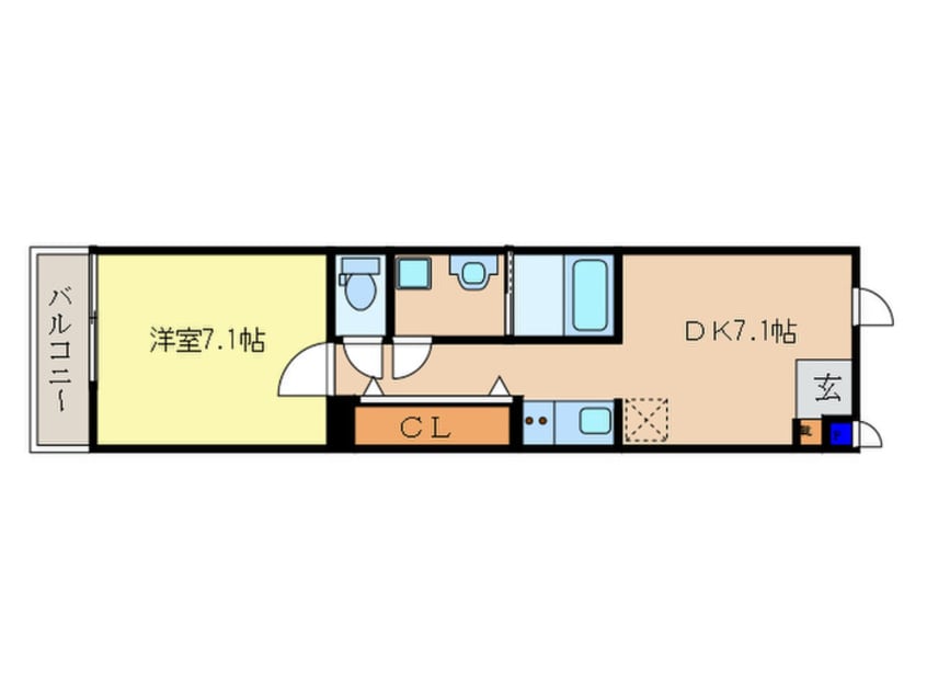 間取図 グレース西ノ京