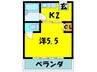 ウインライフ松原Ⅱ 1Rの間取り