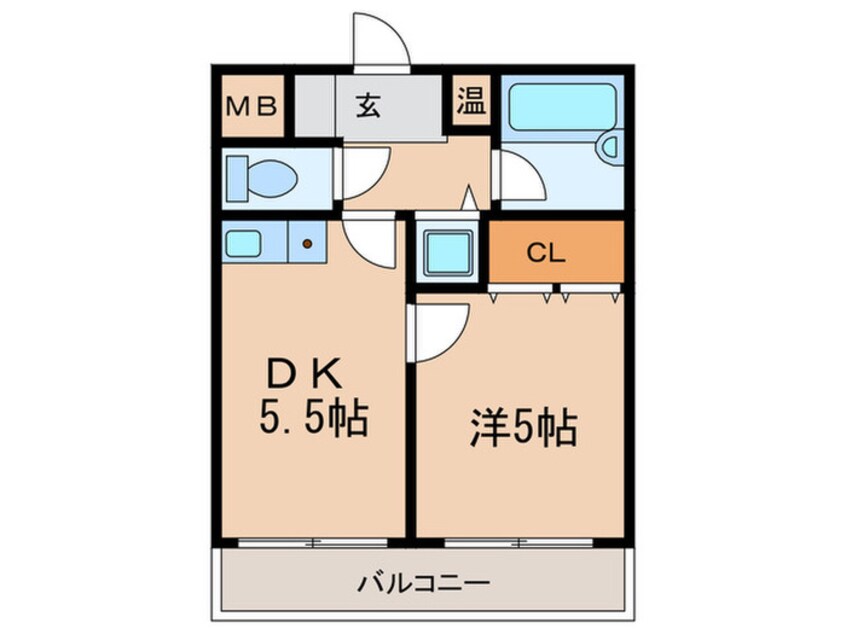 間取図 フルール妙法寺