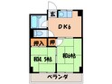 八瀬ロイヤルハイツの間取図