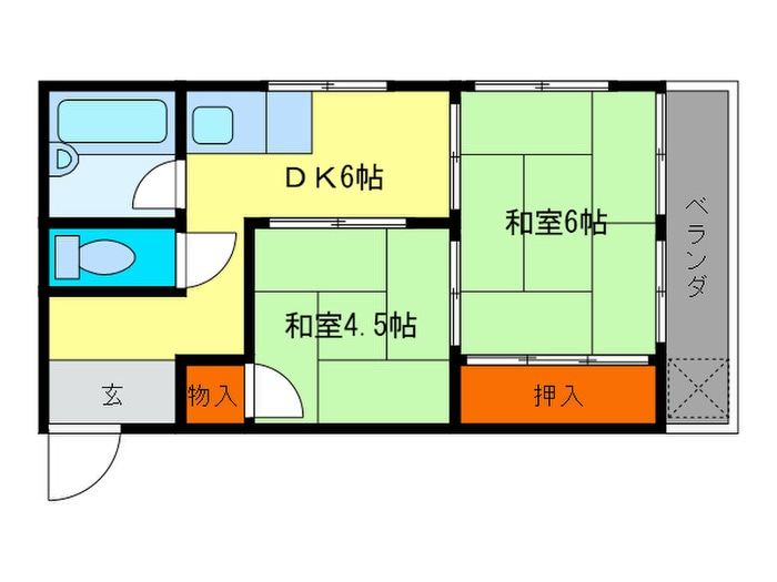 間取り図 八瀬ロイヤルハイツ