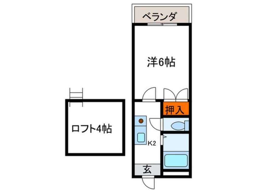 間取図 マ－キュリ－北白川