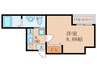 フラッティK&S千本寺之内 1Kの間取り
