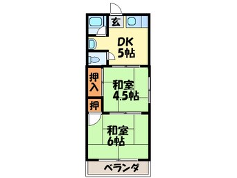 間取図 楠公ハイツ