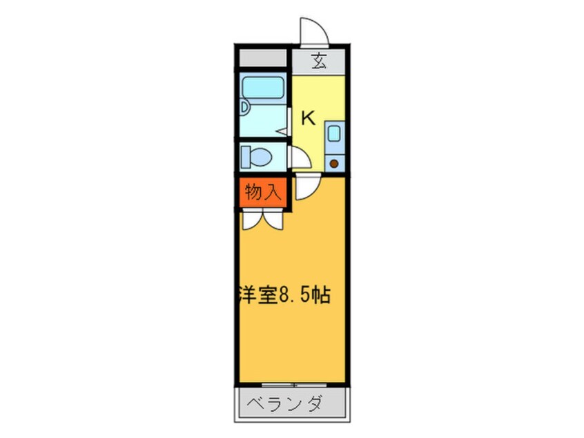 間取図 コンフォート布施