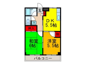 間取図 コープアトラス(203)