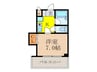 イースト新大阪 1Kの間取り