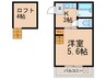 セルダンハイツ御影 1Kの間取り