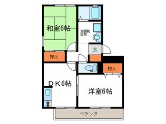 間取図 ディスポ－ト桂