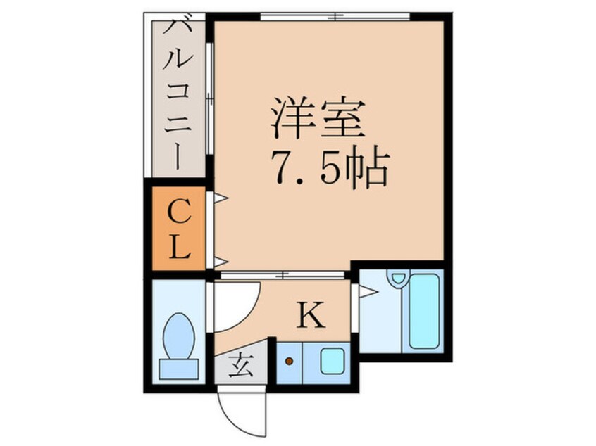 間取図 ＡＣメゾン藤ノ森