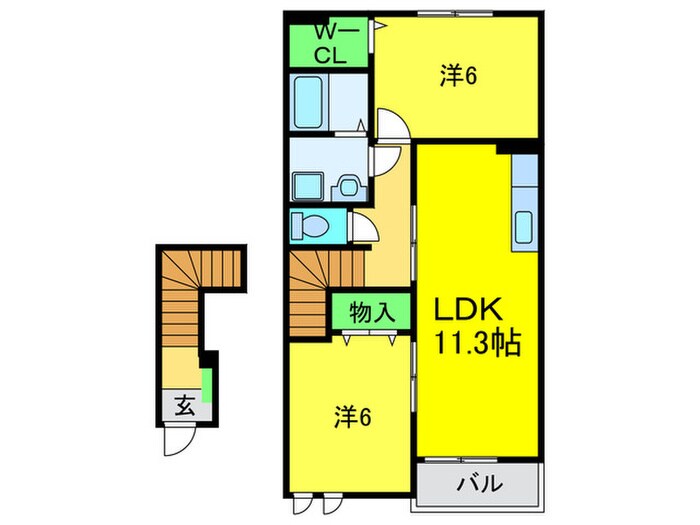 間取り図 サン　ハイツ