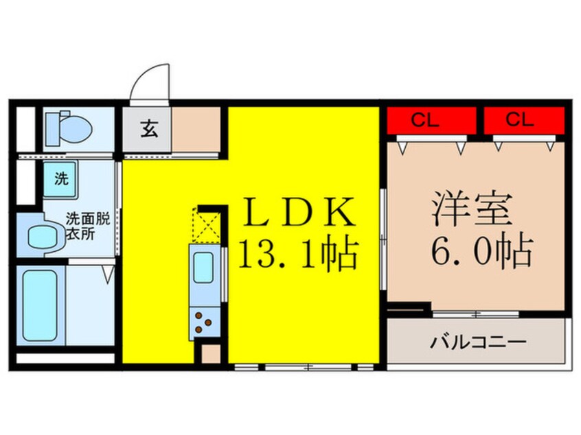 間取図 トミー　コンフォート