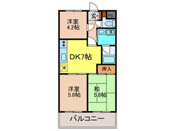 間取図 協栄箕面第２ハイツ