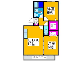 間取図 フラワーメゾン