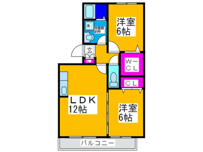 間取図 フラワーメゾン