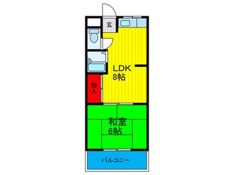 間取図 WESTヒルズ御堂