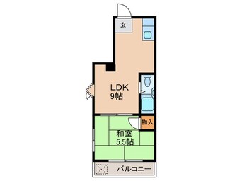 間取図 WESTヒルズ御堂