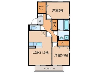 間取図 リビングタウン泉大津