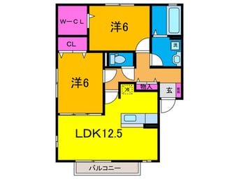 間取図 リビングタウン泉大津