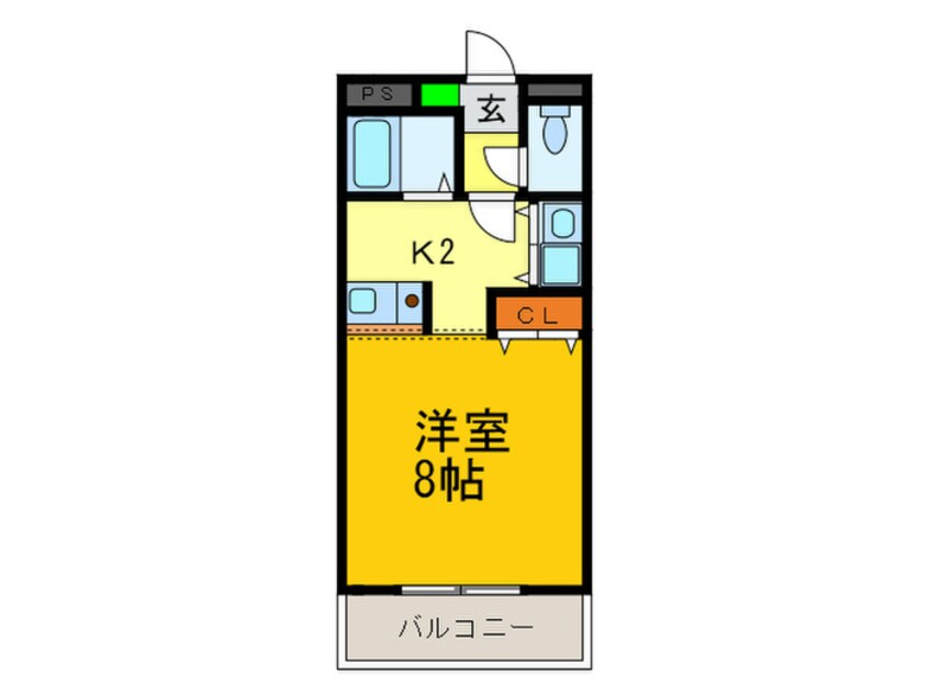 間取図 コスモ７