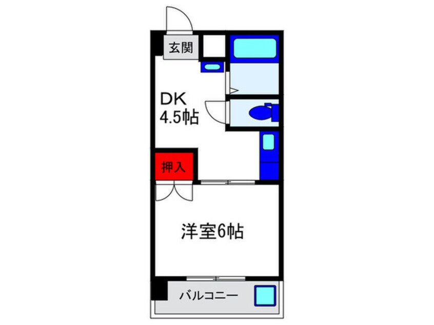 間取図 アライビル