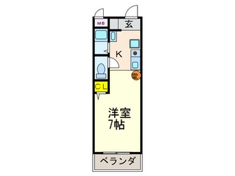 間取図 サンドールⅡ山口