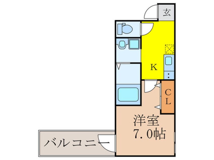 間取図 フジパレス東三国Ⅵ番館