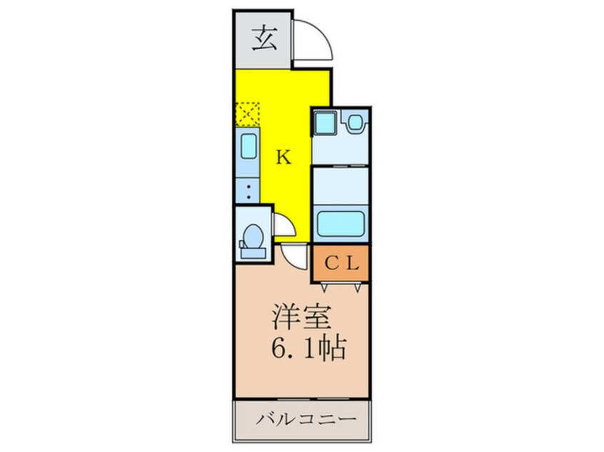 間取図 フジパレス東三国Ⅵ番館