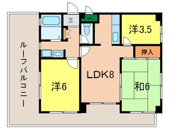 間取図 ロイヤル浜芦屋