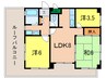 ロイヤル浜芦屋 3LDKの間取り