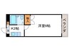 フレグランス桂南 1Kの間取り