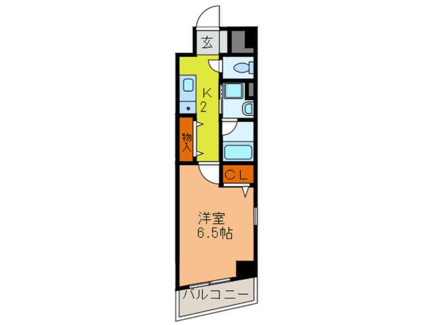 間取図 アベニュ－美園