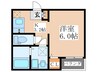 F+style若江本町2号館 1Kの間取り