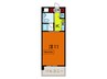 ＰＨ－２ 1Kの間取り