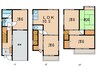 坪内貸家 5LDKの間取り