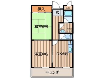 間取図 カサ　アルメリア