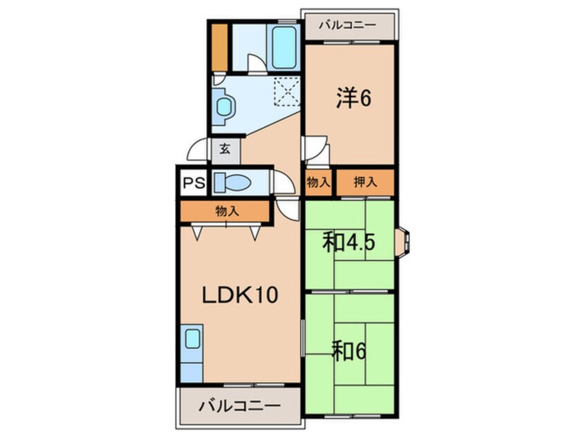 間取図 サンフォリア