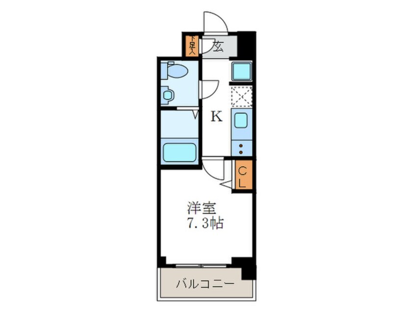 間取図 セレニテ神戸プリエ