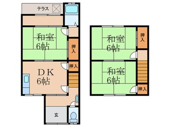 間取図 初田貸家