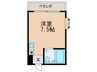 エクセレント上新６ 1Rの間取り