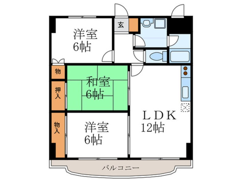 間取図 エスポワール彩