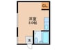 スクエア守口 1Rの間取り